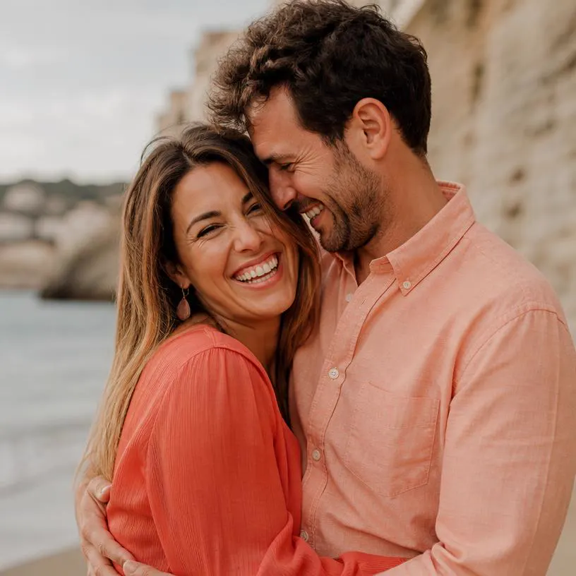 Couple de futurs mariés préparant l'organisation de leur mariage